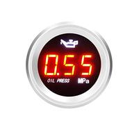 Jauge de pression d huile numérique avec alarme clignotante compteur moteur haute précision capteur 9-35V pour Auto Motorcycle