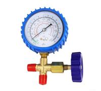Jauge de pression de neige basse pression avec valve unique pour une surveillance précise de la pression de 30 à 220 psi, compatible avec les systèmes de climatisation de véhicule et de maison