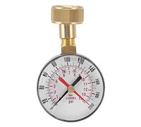 Jauge de Pression d'eau 0 à 200Psi Manomètre Mécanique Jauge de Test de Pression d'eau Universelle avec Filetage de Tuyau Femelle 3/4