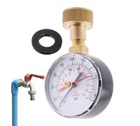 Jauge de Pression d'Eau, Manomètre d'Eau 0-13,8 bar, Outil de Mesure avec Filetage 3/4 de Pouce pour Jardin Arrosage Système d'Irrigation Extérieur Robinet de Douche