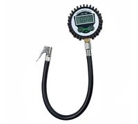 Jauge de pression des pneus avec plage de 0 à 220 PSI et tuyau flexible pour une utilisation en conjonction avec des pompes à air de voiture, moto, camion (B)