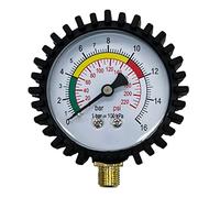 Jauge de pression des pneus de 0 à 220 psi, précision professionnelle, jauge de pression d'air robuste pour vélo, moto, voiture, camion, jauge de pression des pneus avec gonfleur robuste
