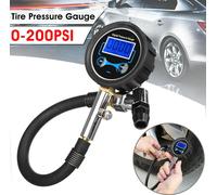 Jauge de pression des pneus gonflable pour voiture, camion, test à distance LCD Noir