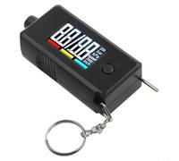 Jauge de pression des pneus numérique 2 en 1 et jauge de profondeur de bande de roulement avec écran LCD rétroéclairé pour voiture, SUV, camping-car, moto, mesure jusqu'à 120 PSI et 15 mm
