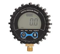 Jauge de pression des pneus numérique 3-200 PSI avec filetage M11x1 écran LCD rétro-éclairage bleu 4 unités voiture moto SUV testeur de surveillance du gonfleur d'air