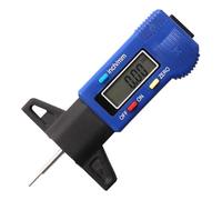 Jauge de profondeur bande roulement numérique for pneus voiture, jauge d'épaisseur pneu, détection d'usure des automobiles,Haute précision(Depth Meter Blue)