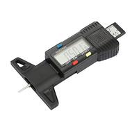 Jauge de profondeur de bande de roulement numérique 11, 5 × 6, 5 × 2 cm, jauge de test de filetage de pneu avec écran LCD pour voitures, camions, fourgonnettes