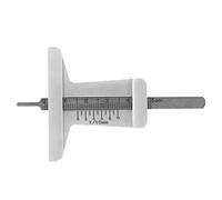 Jauge de Profondeur de Bande de Roulement pour Pneus, Acier Inoxydable Précis et Antidérapant, Mesure pour Voiture et Moto - Durable, Portable, Sécurité Renforcée pour Véhicules