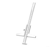 Jauge de profondeur de crochet industriel 0-300 mm pour machines | Idéal pour le travail du bois, l'installation de machines, l'analyse des rainures, la mesure des rainures