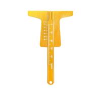 Jauge de profondeur de filetage de pneu professionnelle pour évaluation de la bande de roulement de pneus sur divers véhicules, y compris les voitures et les vélos, évaluation portable des marches sur