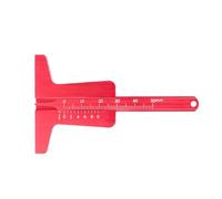 Jauge de profondeur de filetage de pneu professionnelle pour évaluation de la bande de roulement de pneus sur divers véhicules, y compris les voitures et les vélos, évaluation portable des marches sur