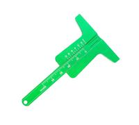 Jauge de profondeur de filetage de pneu professionnelle pour évaluation de la bande de roulement de pneus sur divers véhicules, y compris les voitures et les vélos, évaluation portable des marches sur