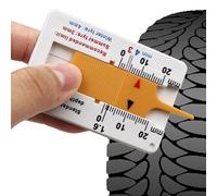 Jauge de profondeur de pneu, 0 20 - Design innovant mm Pression des pneus Profondeur du profil des pneus Précis, jauge à main portable pour, moto voiture camion | Utilitaire intérieur extérieur
