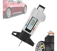 Jauge de profondeur de pneu numérique - Vérificateur de bande de roulement professionnel pour les pneus de les véhicules | Portable, précis et facile à utiliser, adapté aux voitures, motos,