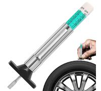 Jauge de profondeur de pneu | Outil de mesure précise, code couleur | Réutilisable Pour Voiture Camion-moto Pneu Bande De Roulement Inspection Automobile Remplacement Universel Portable Jauge Out