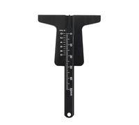Jauge de profondeur de pneu portable en acier inoxydable avec échelle claire pour une mesure précise des rainures de voiture ou vélo en acier inoxydable