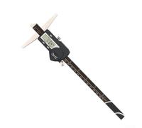 Jauge de profondeur numérique 150 mm/200 mm/300 mm Outil de mesure numérique électronique avec écran LCD, étanchéité IP54 et sortie USB pour usinage et utilisation civile (0-200 mm)