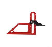 Jauge de profondeur réglable en hauteur pour table de scie à table et table de toupie, outil de mesure métrique de 0 à 60 mm et pouce avec échelle gravée, pour aluminium usiné CNC Al