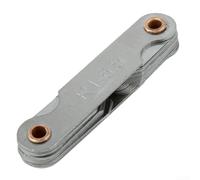 Jauge de rayon de travail des métaux R1-80 mm Outil de mesure en acier inoxydable pour inspection (1-6,5)