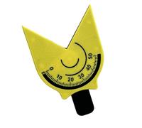 Jauge de rayon légère pour le rangement de poche permettant une mesure efficace des courbes dans différents réglages précis