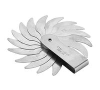 Jauge de rayon Walfront, acier inoxydable, R25-50 mm