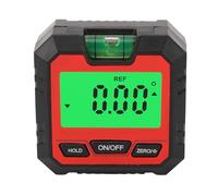Jauge de Recherche d'angle Numérique, Inclinomètre de Rapporteur D'outil de Recherche d'angle de Niveau électronique Magnétique avec Base Magnétique, écran LCD rétroéclairé, pour