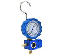 Jauge de réfrigération, jauge de collecteur de climatisation ergonomique basse pression, systèmes de réfrigération numériques pour R22 / R410A / R134A / R407C-30~550psi
