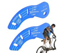Jauge de réglage de l'écart de chaîne - 2 outils de vitesse de vélo, guide d'alignement à 12 vitesses, dérailleur arrière avec calibrateur | Accessoire de mesure de Distance précise pour les mécanicie