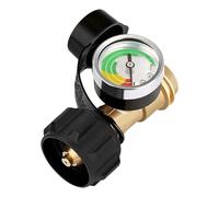 Jauge de réservoir de Propane - Indicateur de Pression à 3 Codes Couleurs, Connexion de Type QCC1 | Moniteur de Niveau de 5 à 40 LB pour Grils, radiateurs, Camping-Cars et Bouteilles de gaz