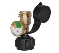 Jauge de Réservoir de Propane,Indicateur De Pression Avec Code Couleur | Appareil De Mesure Résistant Aux Intempéries Pour Brûleur Poêle Chauffage Camping Sur Bouteilles