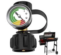 Jauge De Réservoir De Propane - Manomètre De Pression pour Réservoir Propane | Détecteur De Fuite 2-18kg avec Raccord QCC1 Type 1 | Chauffage BBQ Grill Camping Car Foyers Brûleurs Réchauds