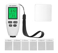 Jauge de revêtement de Voiture numérique, mesureur d'épaisseur de Peinture Automobile 0-2000um F NF, détection Automatique, calibrage zéro pour la Mesure de l'épaisseur du (White)