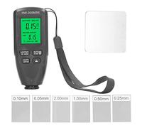 Jauge de revêtement de Voiture numérique, mesureur d'épaisseur de Peinture Automobile 0-2000um F NF, détection Automatique, calibrage zéro pour la Mesure de l'épaisseur du (Black)