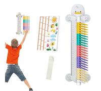 Jauge de saut vertical - Règle de saut élevé pour enfants, barre d'entraînement réglable | Design éducatif ABS, produit durable et léger, parfait pour les enfants comme cadeau de développement sportif