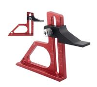 Jauge de scie à table - Règle de hauteur portable, outil de mesure polyvalent | Matériau fiable facile à lire, mesure précise fractionnelle et métrique, base magnétique, construction