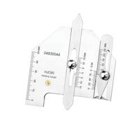 Jauge de soudage avec échelle gravée pour lecture directe, type HJC60 | Balance de mesure gravée, bras coulissants réglables, profondeur de contre-dépouille et mesures de jambe soudées pour