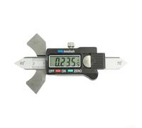 Jauge de soudage numérique 0-20 mm, étrier à rainure électronique en acier inoxydable avec écran LCD pour la mesure de la hauteur de soudure, de l'épaisseur industrielle