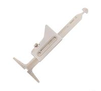 Jauge de soudure de tuyau avec corps en acier inoxydable avec double échelle pour mesurer le désalignement interne et la taille de la rainure de soudure pendant le soudage