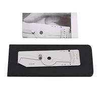 Jauge de soudure en acier inoxydable de précision, outil de mesure pour la profondeur de sous-coupe et la hauteur de crête, jauge d’inspection compacte pour soudeurs avec graduatio