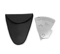 Jauge de soudure en forme d’éventail en acier inoxydable, outil d’inspection de soudure, jauge de mesure des cordons de soudure à angle droit avec échelle claire, plage de 0 à 20