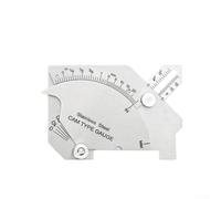 Jauge de Soudure pour caméra Acier Inoxydable 100x69mm Jauge | Acier inoxydable , poli mÃ©ticuleusement, Ã©chelle claire, lecture pour facile, usage professionnel