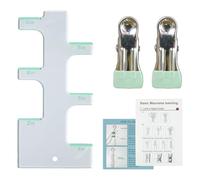 Jauge de suspension pour en - Règle en acrylique transparent | Outil de mesure pour - Guide de tissage de nœuds pour suspension de - Tableau de mesure transparent avec