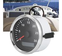 Jauge de Tachymètre LCD de 85 Mm - Capteur de Tachymètre de Bateau IP67 avec 3000 TR/Min et Pointeur de Moteur Pas à Pas pour Un Affichage Précis du Régime, Idéal pour Une Utilisation Marine