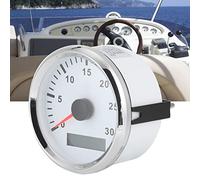 Jauge de Tachymètre LCD de 85 Mm - Capteur de Tachymètre de Bateau IP67 avec 3000 TR/Min et Pointeur de Moteur Pas à Pas pour Un Affichage Précis du Régime, Idéal pour Une Utilisation Marine