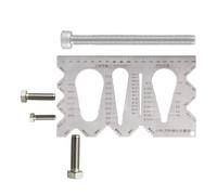 Jauge de Taille de Vis,Jauge De Boulon Métrique Impérial Acier Inoxydable Précise - De Mesure De Taille De Vis - Pour Les Projets, L Atelier, Le Travail En Exterieur, La Mecanique, La