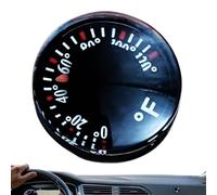 Jauge De Température Analogique - Mini Thermographe Circulaire, Compteur De En Temps Réel, Indicateur Climatique À Affichage Clair, Outil De Mesure Compact Pour Voiture SUV RV Jardin Cuis