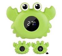 Jauge de température de bain pour bébé, jauge de température de bain - Jouet flottant de pour bébé de dessin animé,Jauge de d'eau de sécurité avec écran Lcd, pour salle de des