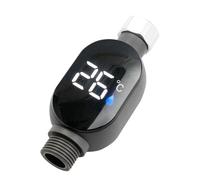 Jauge de température de douche, affichage numérique LED, affichage instantané, thermostat étanche, contrôle précis de la chaleur de l'eau pour la maison, la salle de bain, la cuisine