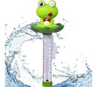 Jauge de température de piscine | Bath de sécurité Animateur d'animaux - Outil de mesure de la température de l'eau de la piscine flottante pour la baignoire d'aquarium d'étang à crème