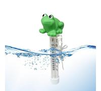 Jauge de température de piscine - Thermomètre d'eau flottant | Testeur de température de l'eau | Grand écran facile à lire avec corde, thermoscope incassable pour piscine, spa, ,